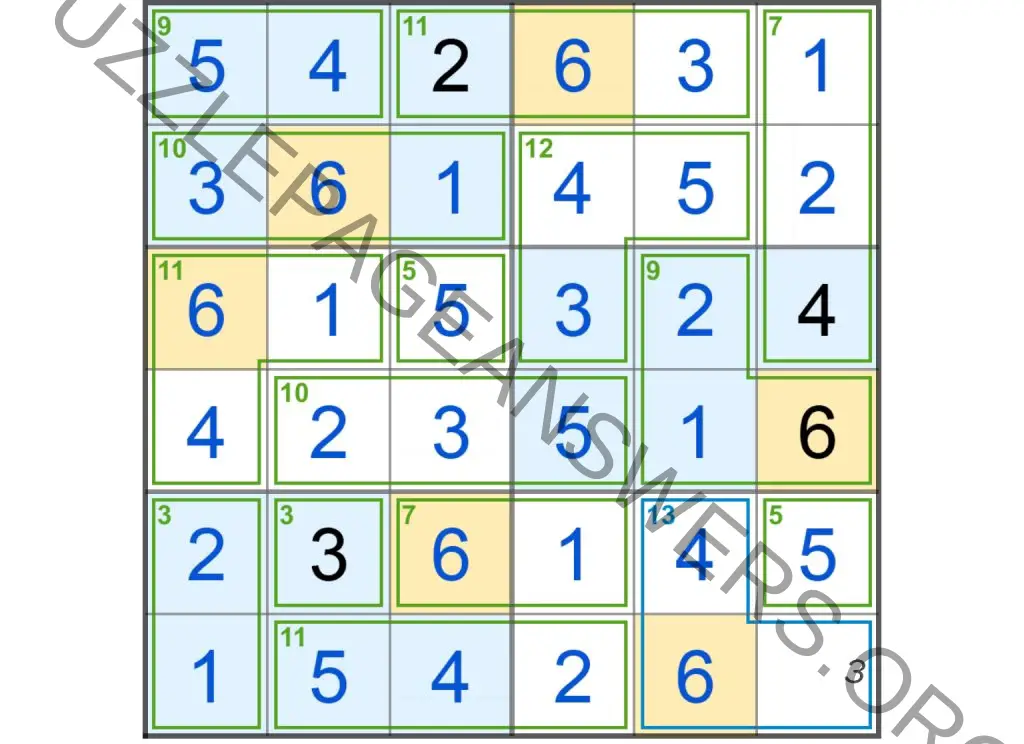 Puzzle Page Killer Sudoku November 13 2024 Answers