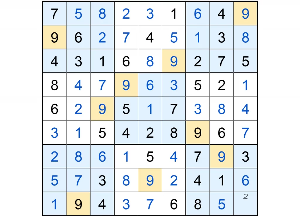 Puzzle Page Sudoku November 3 2024 Answers