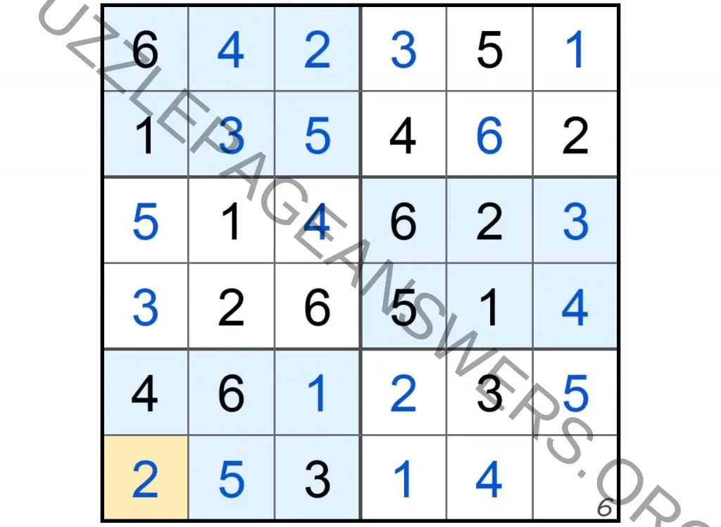 Puzzle Page Sudoku November 4 2024 Answers