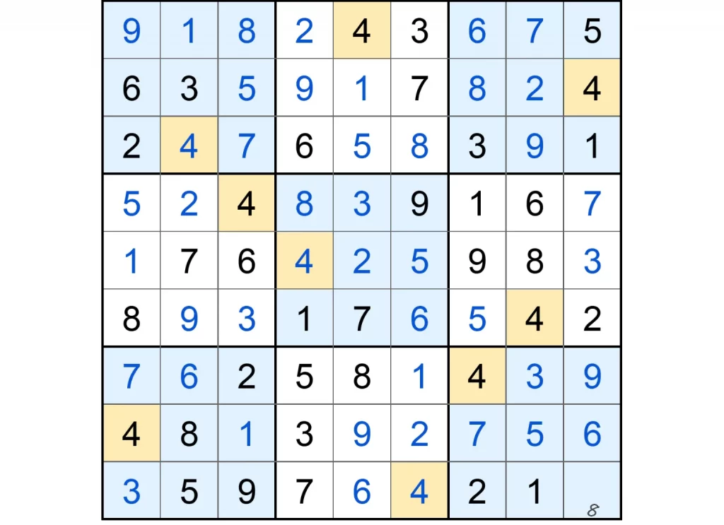 Puzzle Page Sudoku November 5 2024 Answers