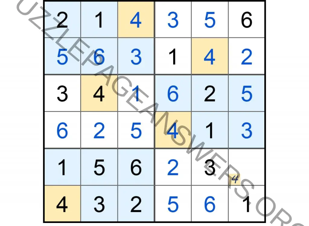 Puzzle Page Sudoku November 8 2024 Answers