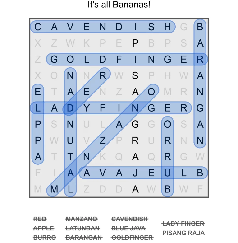 Puzzle Page Word Search November 26 2024 Answers