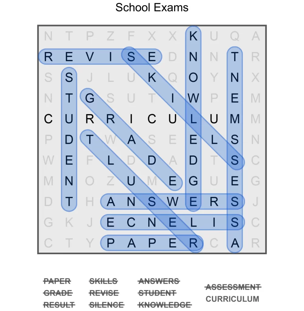 Puzzle Page Word Search November 5 2024 Answers