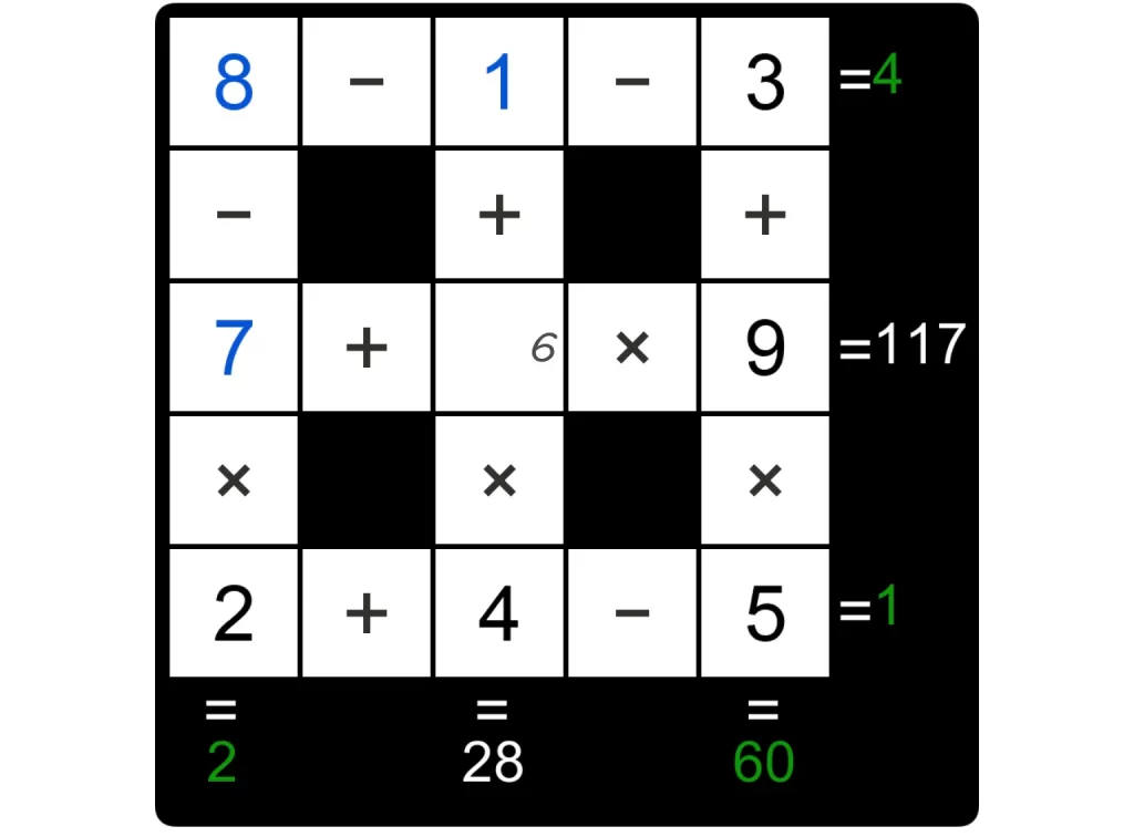 Puzzle Page Cross Sum December 16 2024 Answers