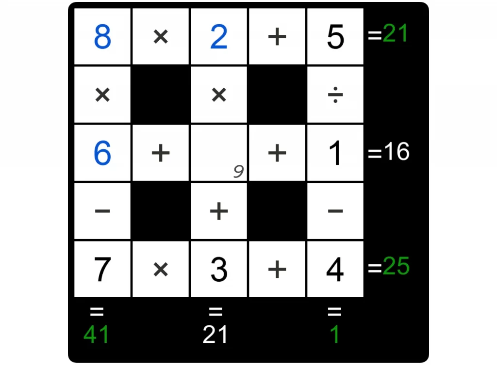 Puzzle Page Cross Sum December 23 2024 Answers