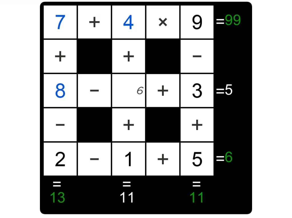 Puzzle Page Cross Sum December 29 2024 Answers