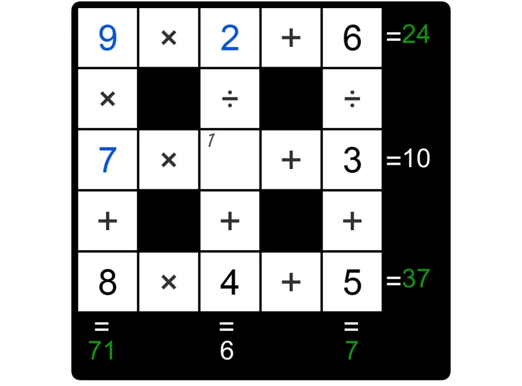 Puzzle Page Cross Sum December 30 2024 Answers