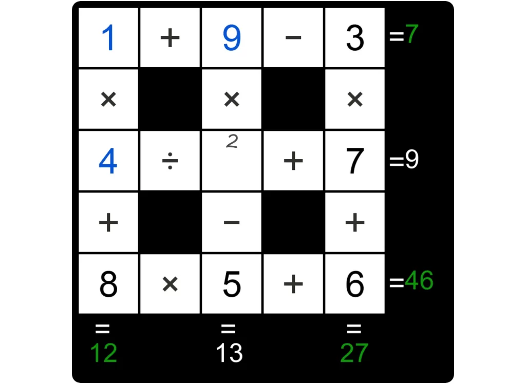 Puzzle Page Cross Sum December 4 2024 Answers