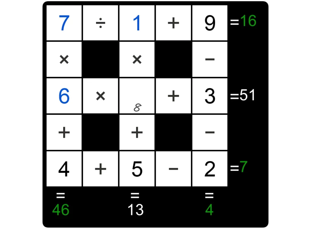 Puzzle Page Cross Sum December 6 2024 Answers