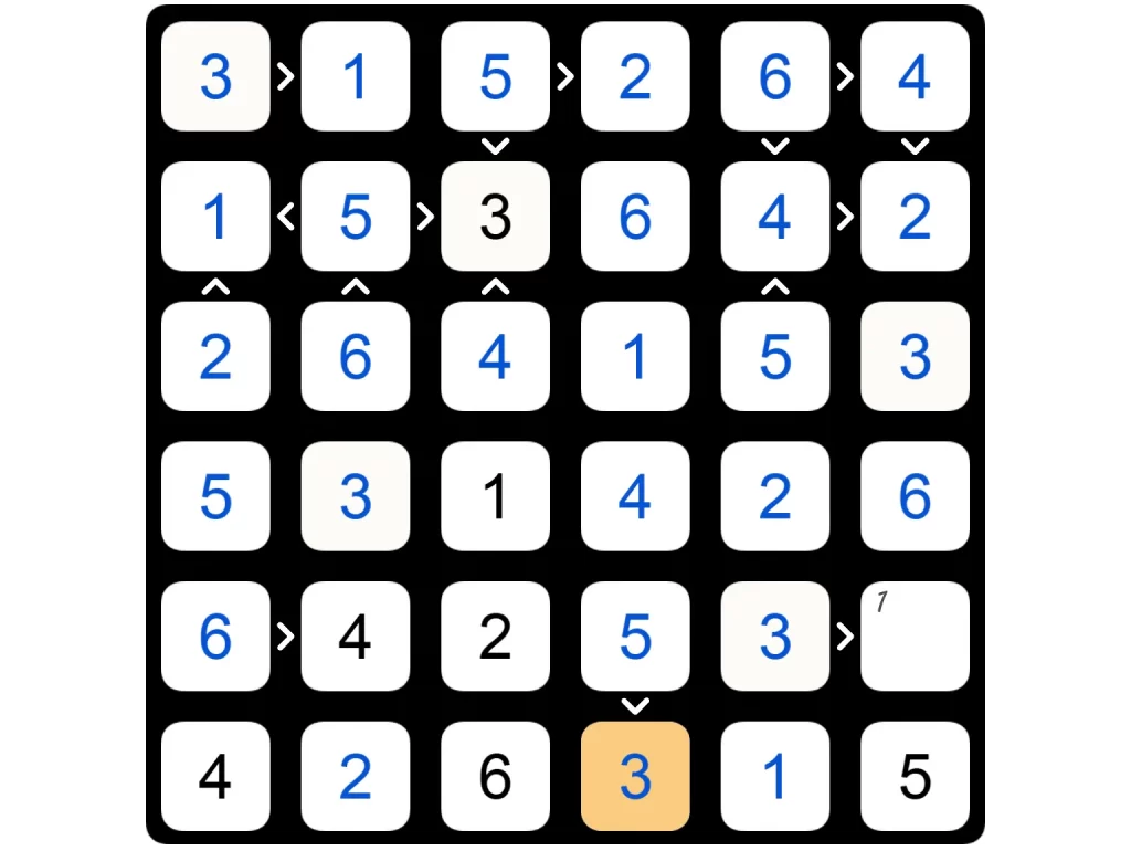 Puzzle Page Futoshiki December 6 2024 Answers