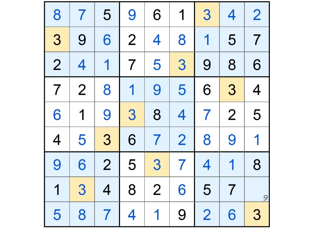 Puzzle Page Sudoku December 29 2024 Answers