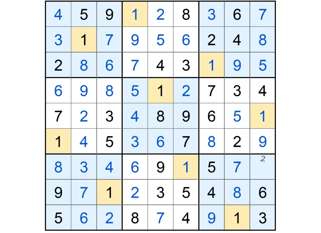 Puzzle Page Sudoku December 3 2024 Answers