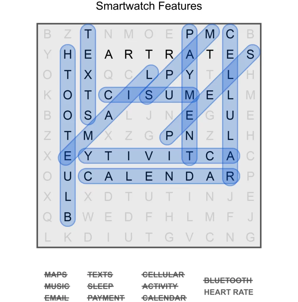 Puzzle Page Word Search December 10 2024 Answers