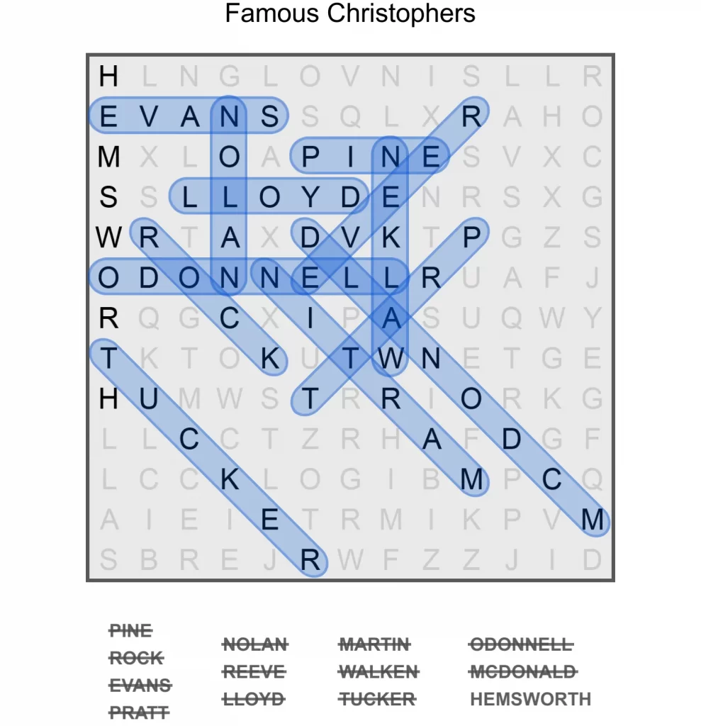 Puzzle Page Word Search December 29 2024 Answers