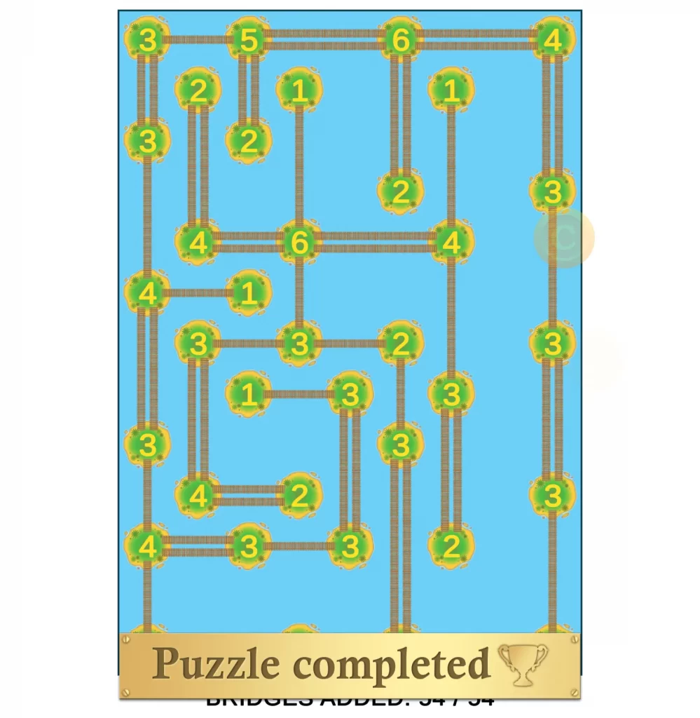 Puzzle Page Bridges January 17 2025 Answers