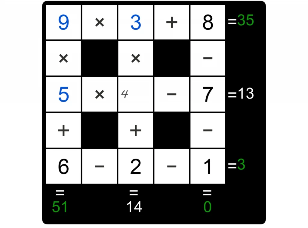 Puzzle Page Cross Sum January 15 2025 Answers