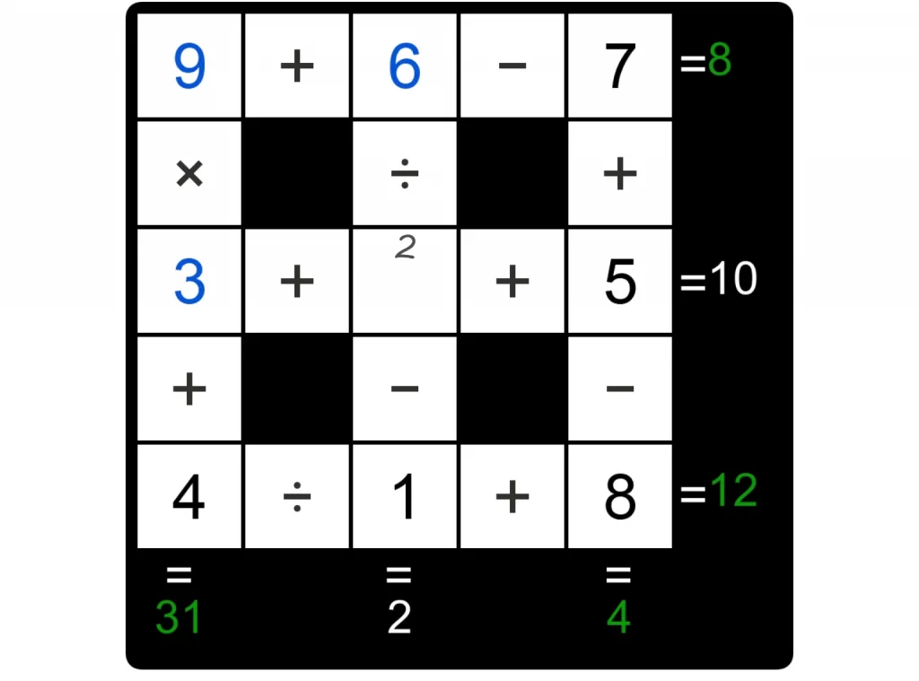 Puzzle Page Cross Sum January 27 2025 Answers
