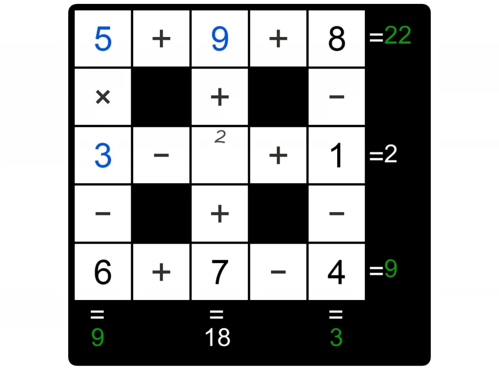 Puzzle Page Cross Sum January 3 2025 Answers