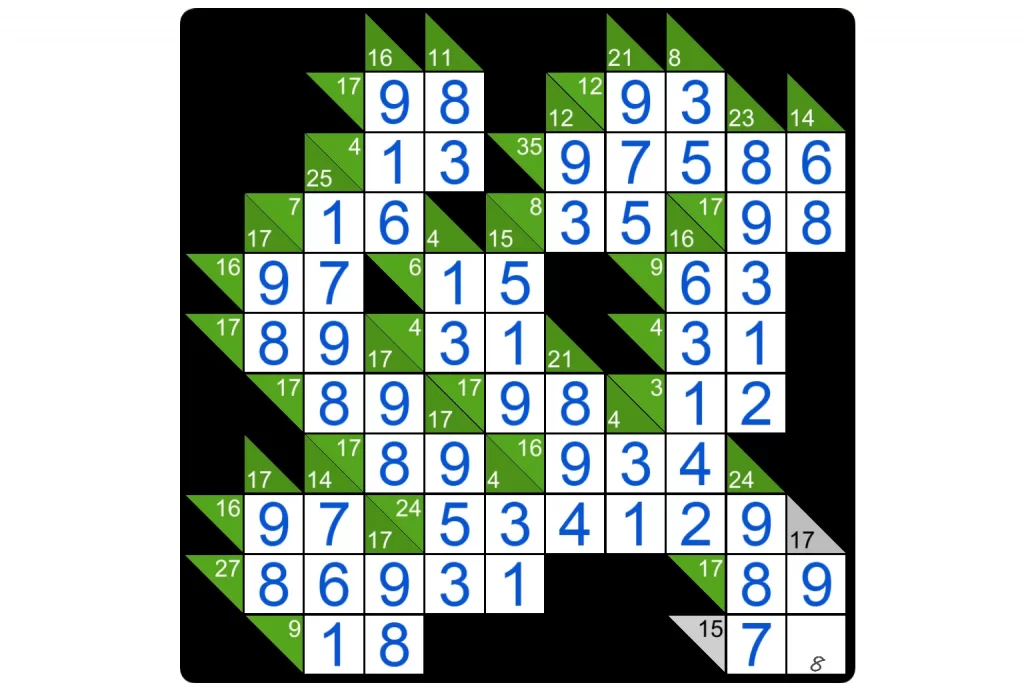 Puzzle Page Kakuro January 26 2025 Answers