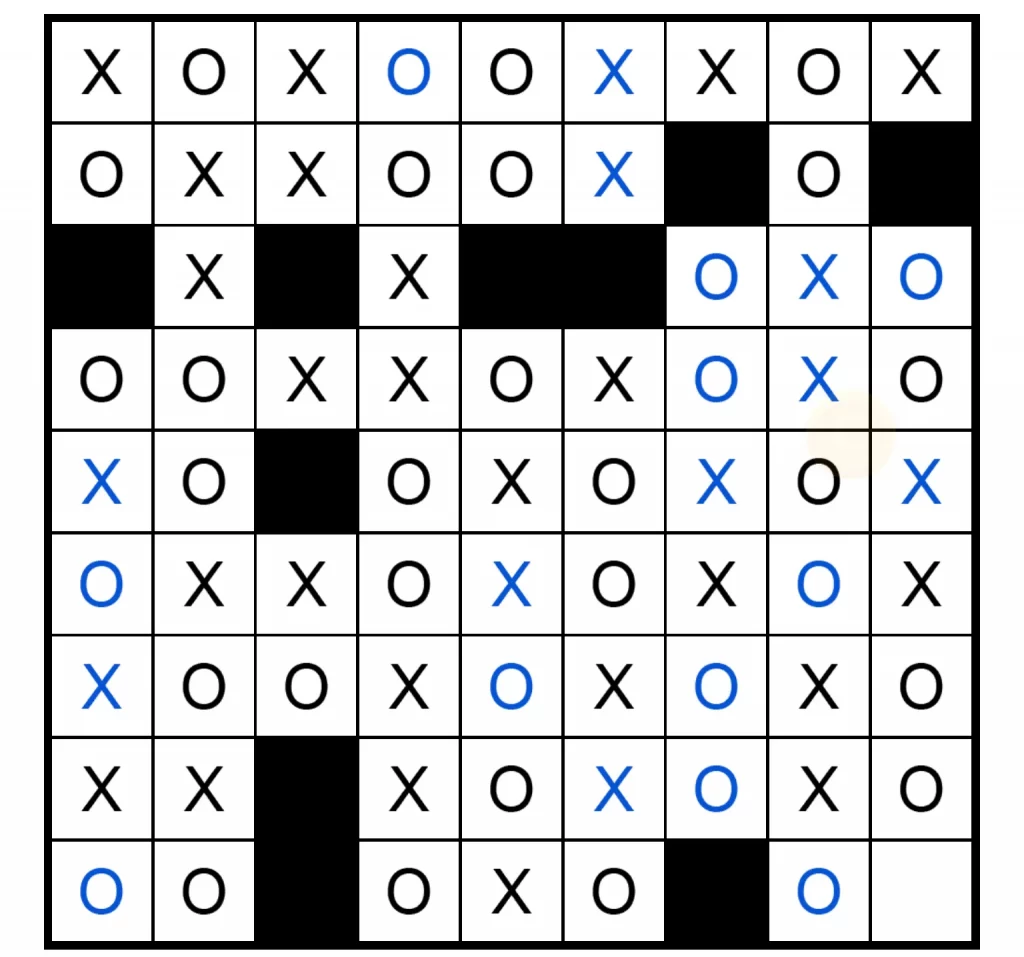 Puzzle Page Os and Xs January 20 2025 Answers