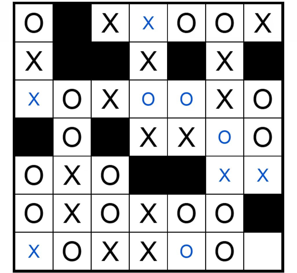 Puzzle Page Os and Xs January 27 2025 Answers
