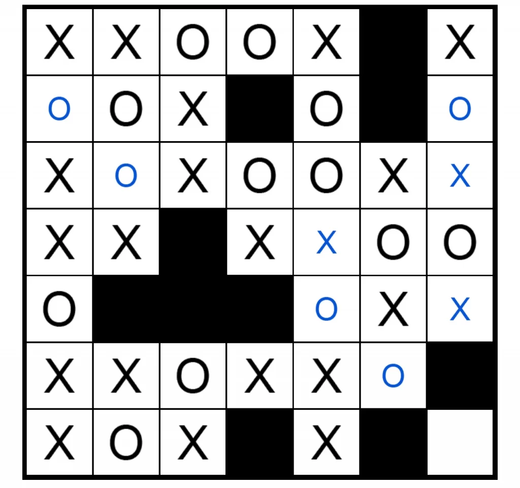 Puzzle Page Os and Xs January 6 2025 Answers