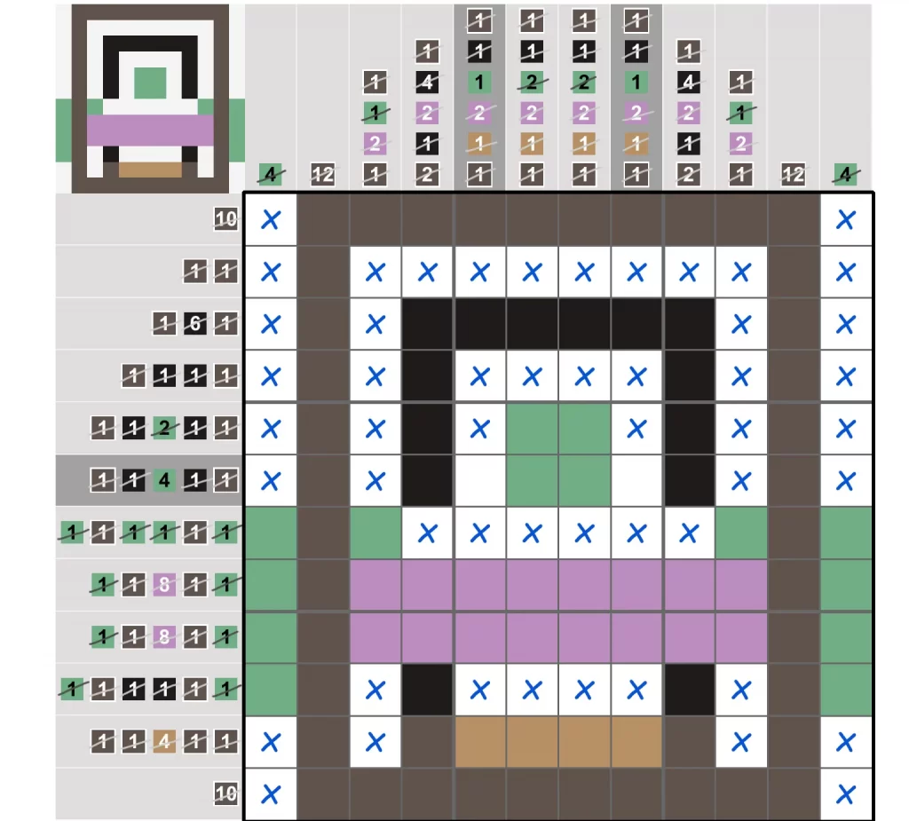 Puzzle Page Picture Cross January 28 2025 Answers