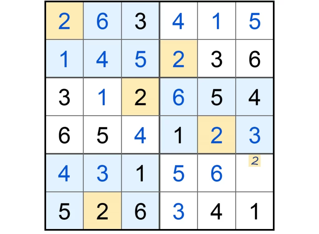 Puzzle Page Sudoku January 6 2025 Answers