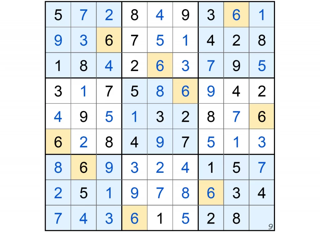 Puzzle Page Sudoku January 9 2025 Answers