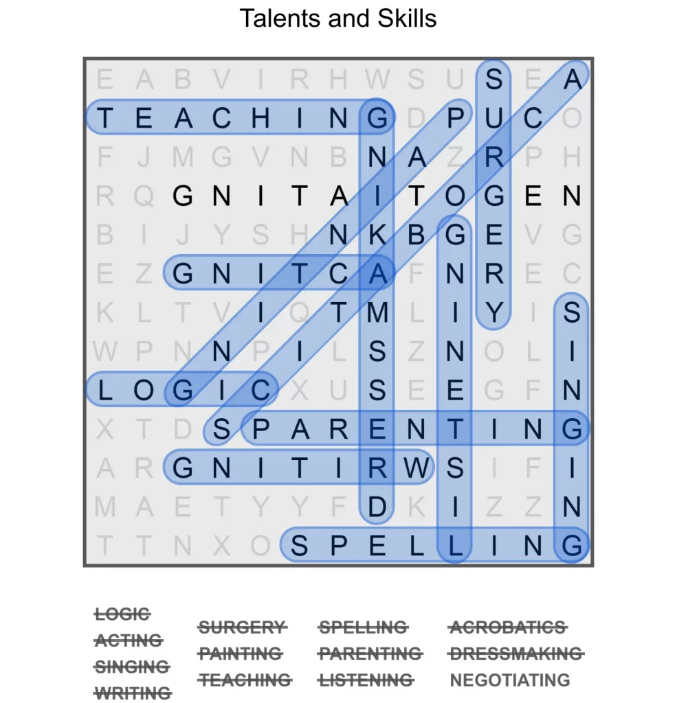 Puzzle Page Word Search January 26 2025 Answers