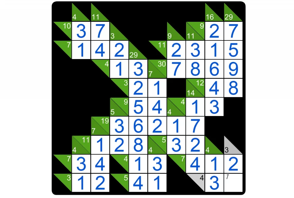 Puzzle Page Kakuro March 1 2025 Answers