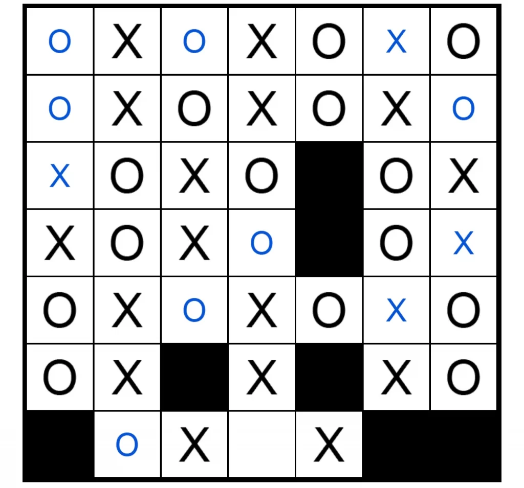 Puzzle Page Os and Xs February 24 2025 Answers