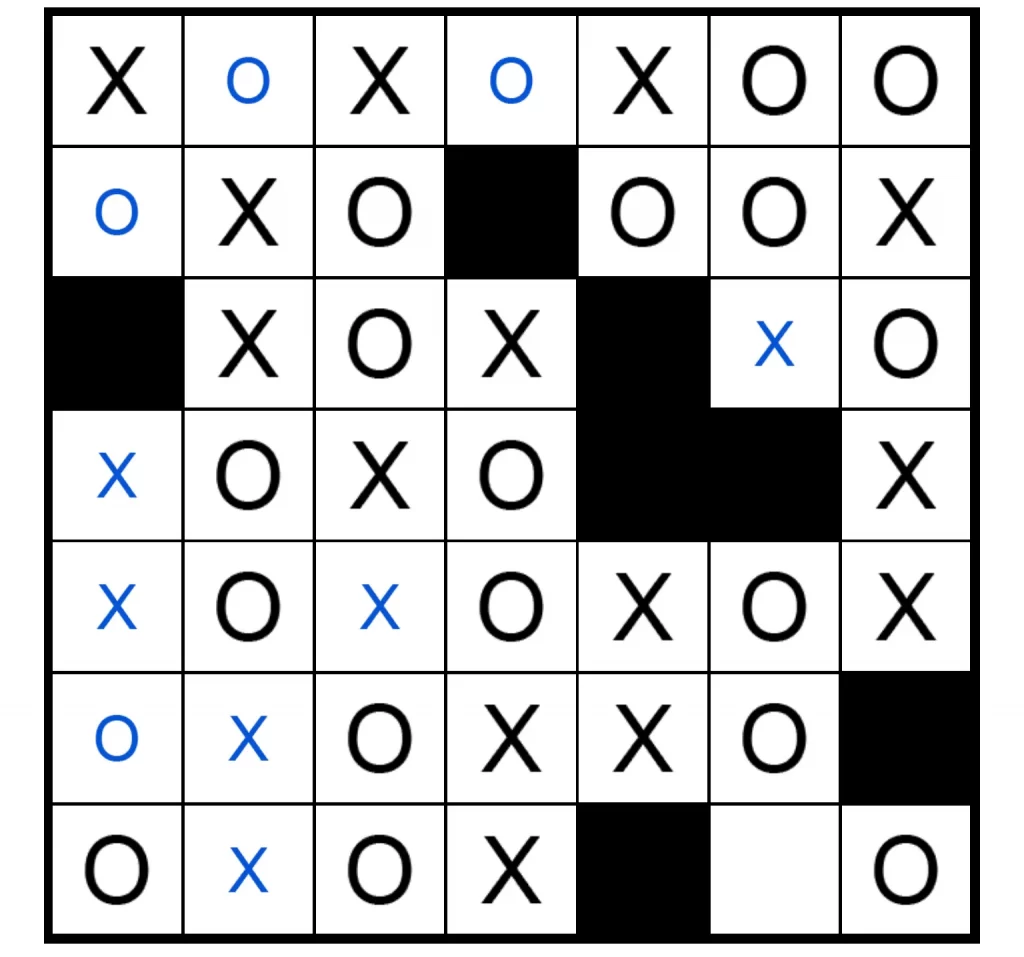 Puzzle Page Os and Xs February 27 2025 Answers