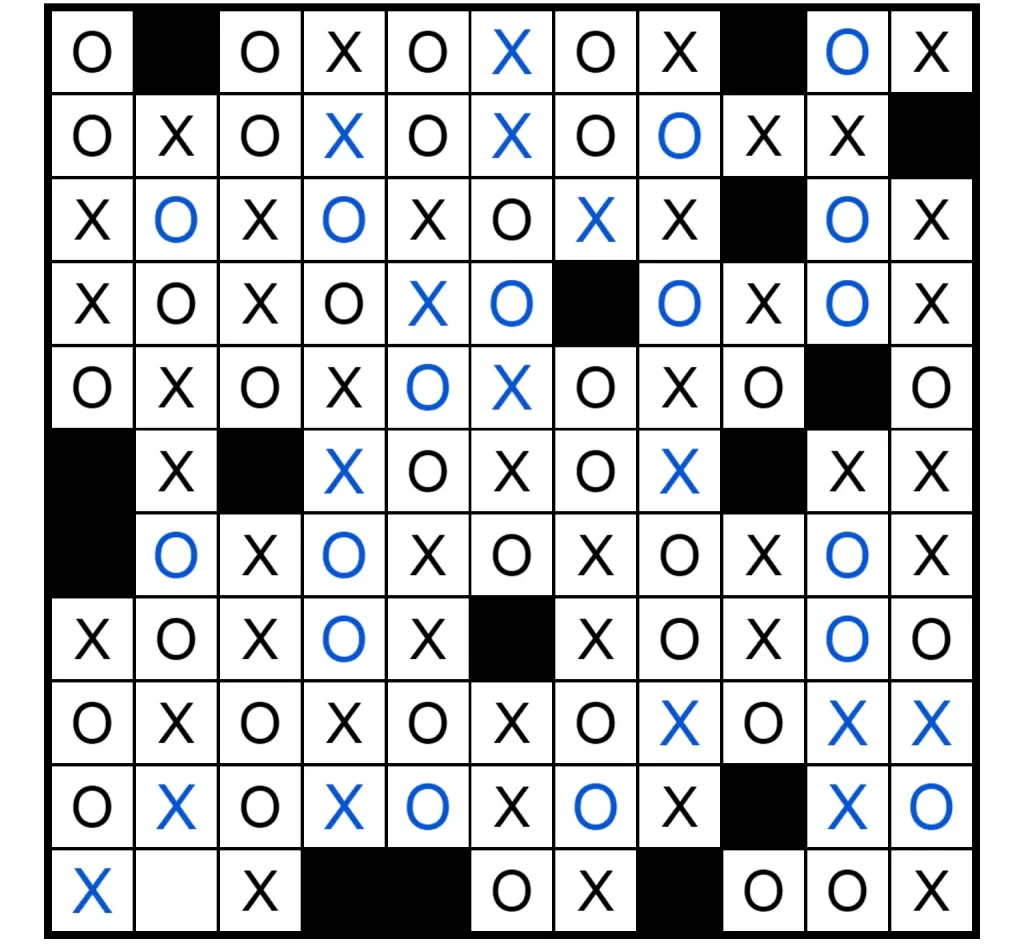 Puzzle Page Os and Xs February 9 2025 Answers