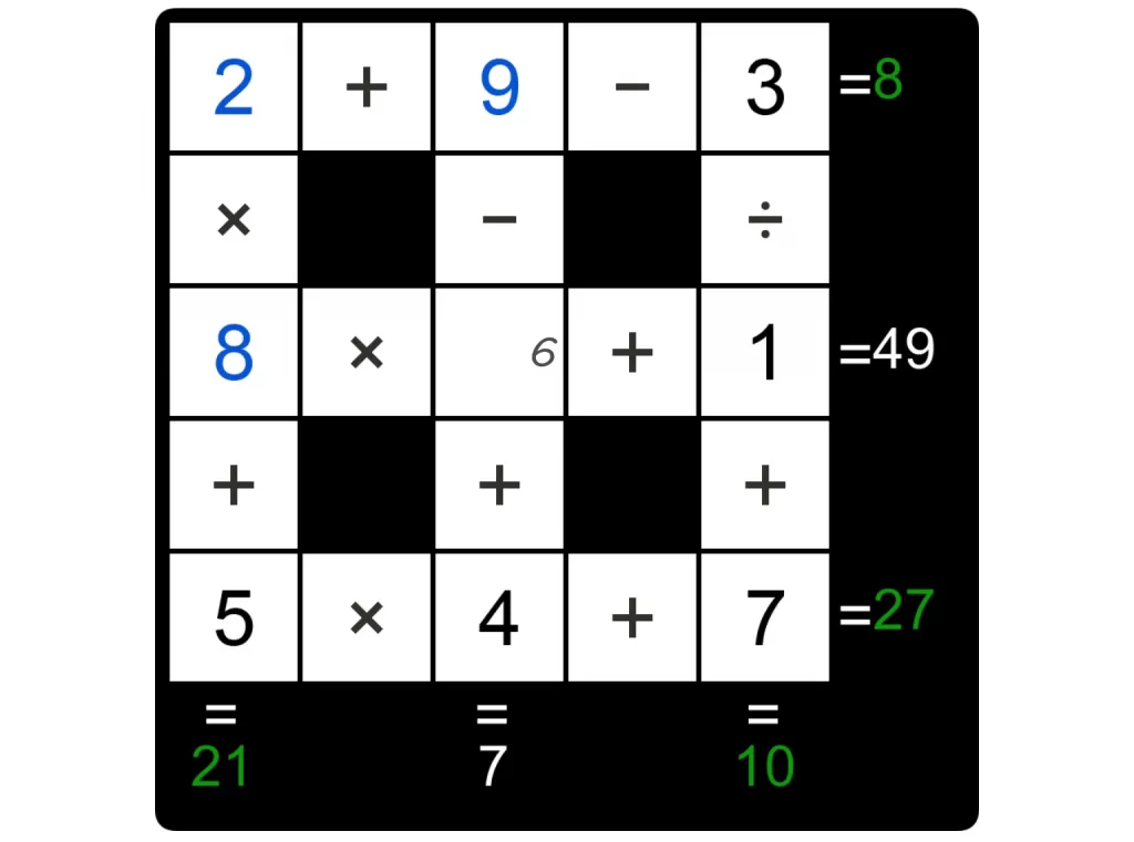 Puzzle Page Cross Sum March 3 2025 Answers