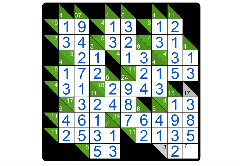 Puzzle Page Kakuro March 2 2025 Answers