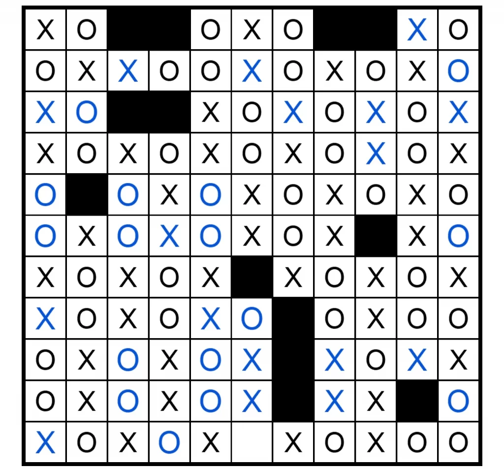 Puzzle Page Os and Xs March 2 2025 Answers