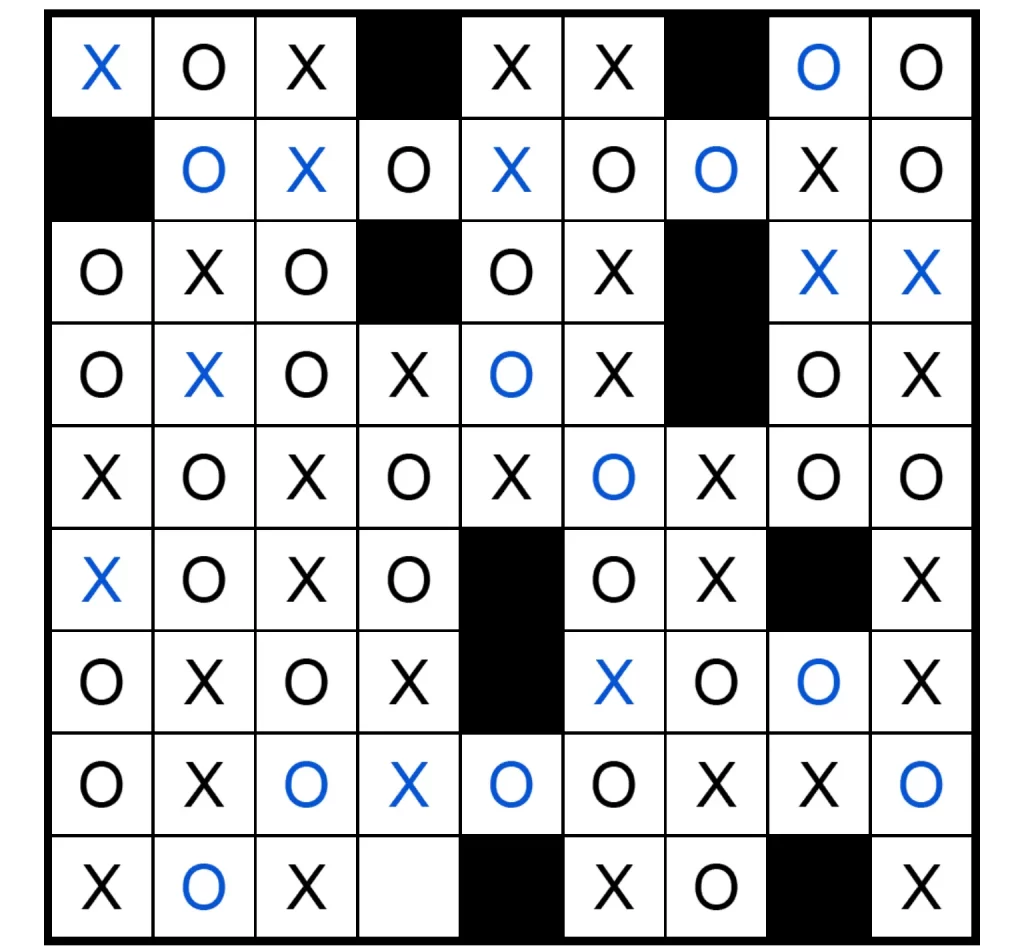 Puzzle Page Os and Xs March 6 2025 Answers