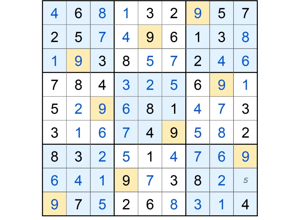 Puzzle Page Sudoku March 2 2025 Answers