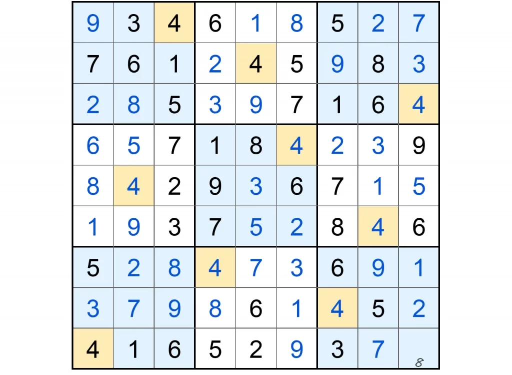 Puzzle Page Sudoku March 6 2025 Answers