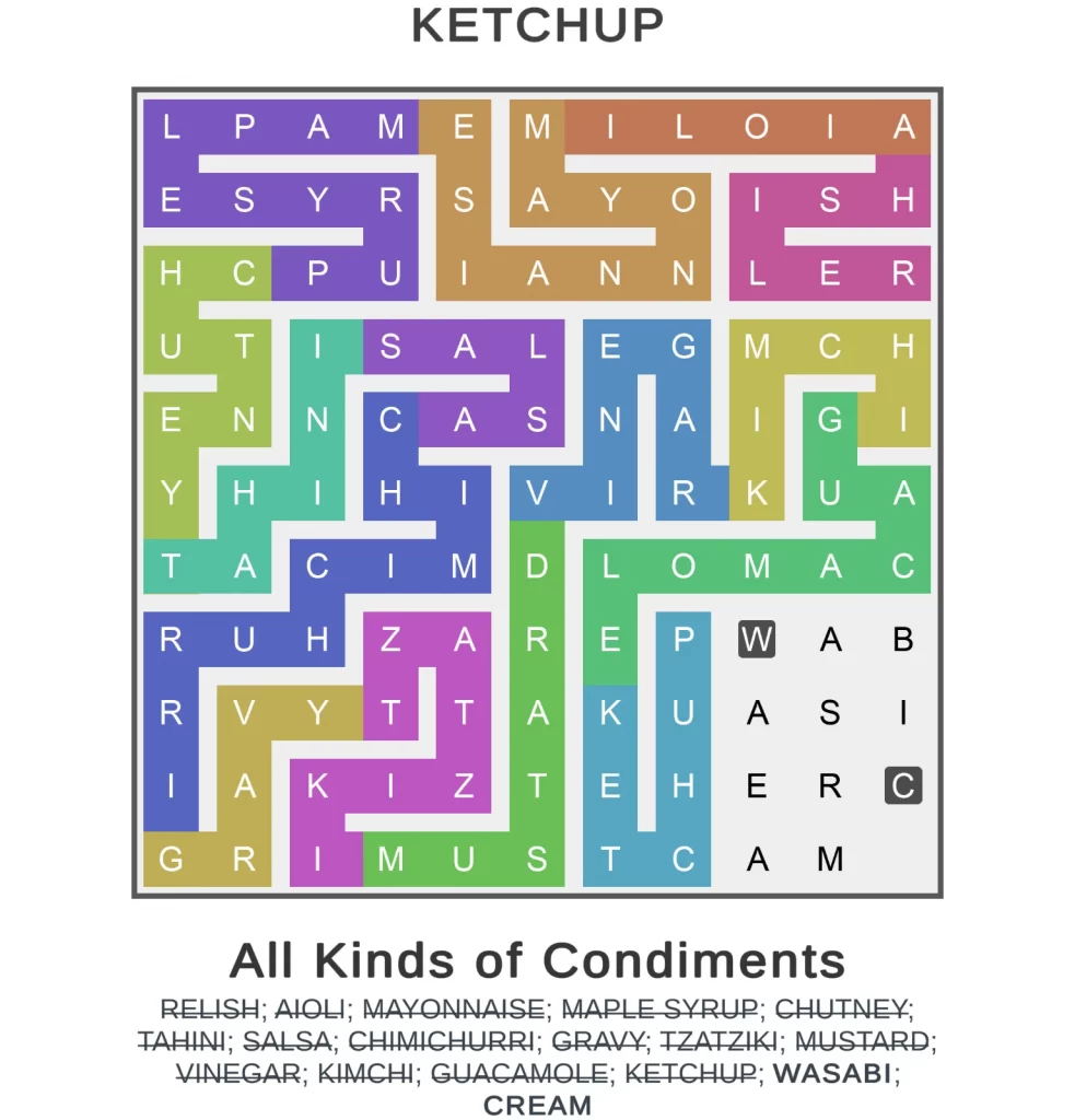 Puzzle Page Word Snake March 15 2025 Answers