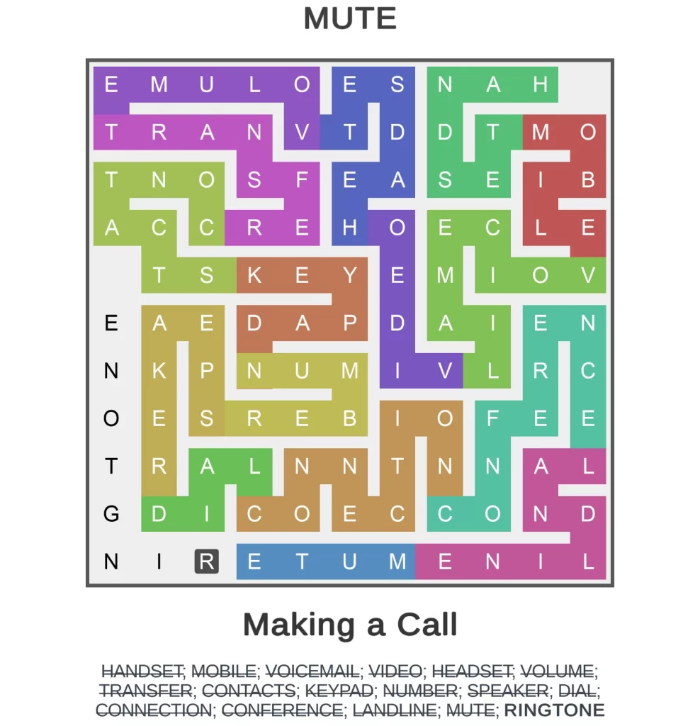 Puzzle Page Word Snake March 8 2025 Answers