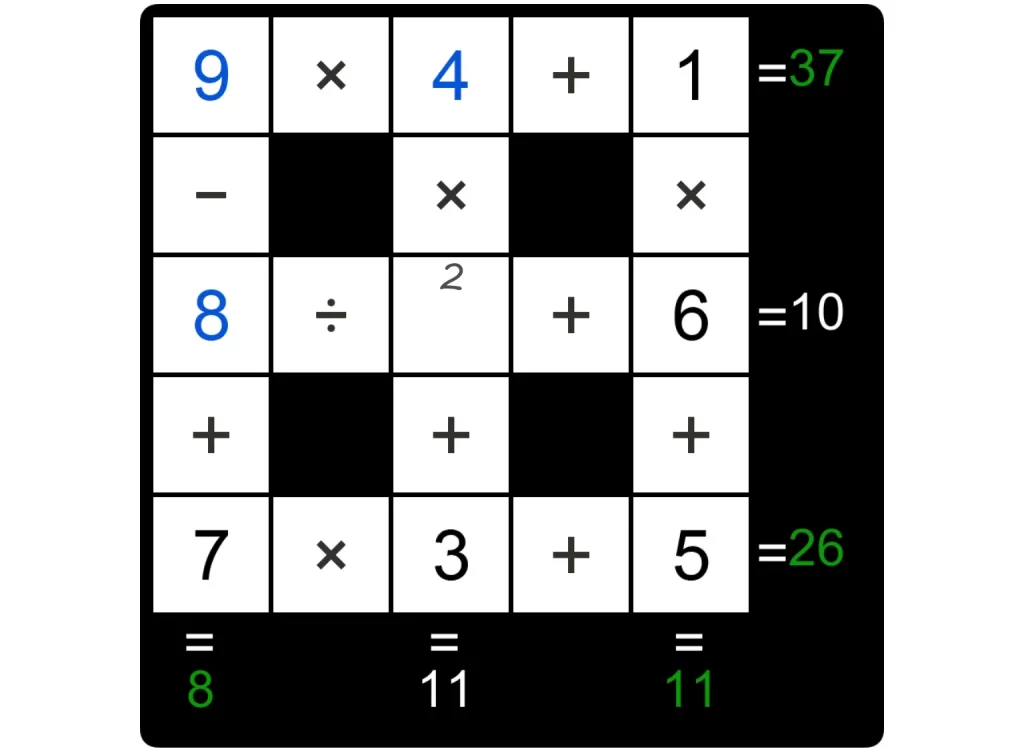 Puzzle Page Cross Sum April 4 2025 Answers