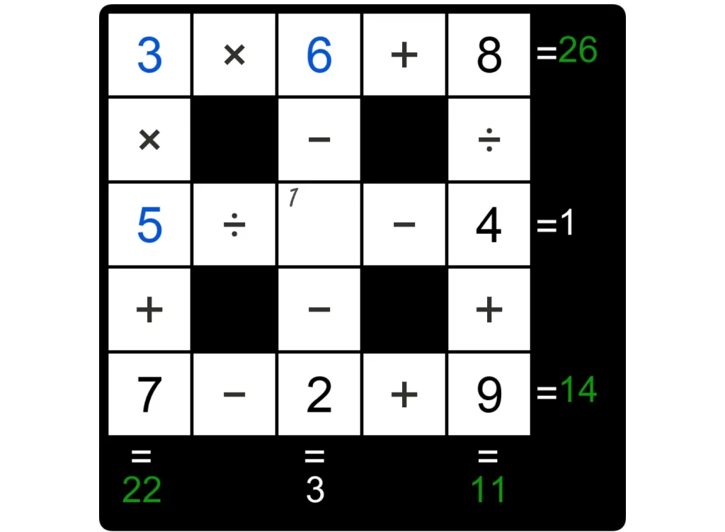 Puzzle Page Cross Sum April 9 2025 Answers