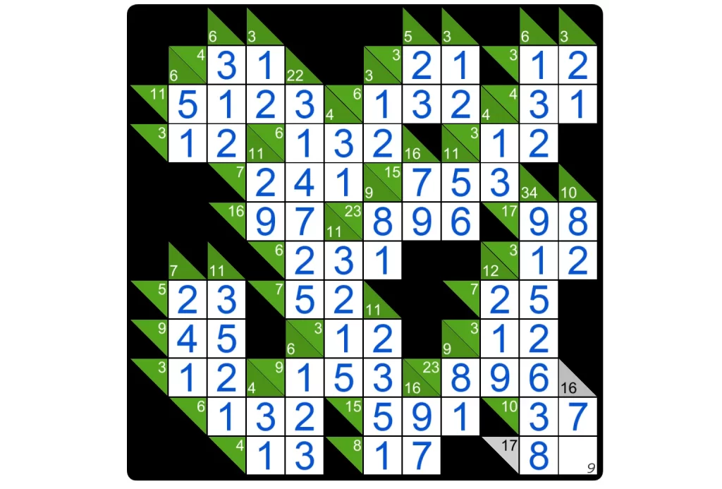 Puzzle Page Kakuro April 20 2025 Answers