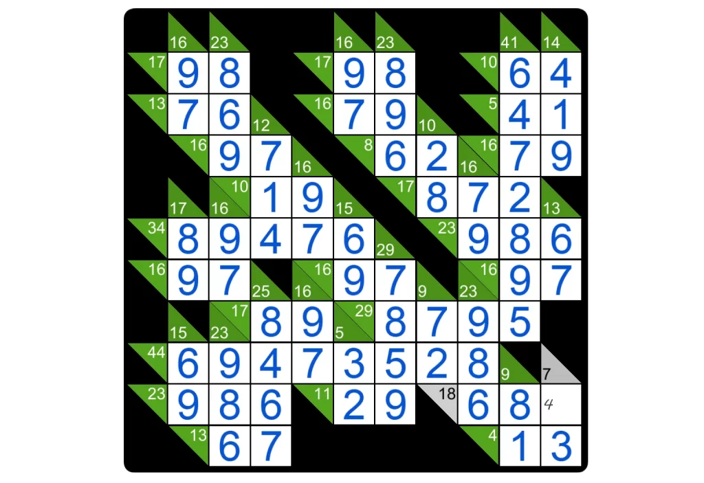 Puzzle Page Kakuro April 22 2025 Answers