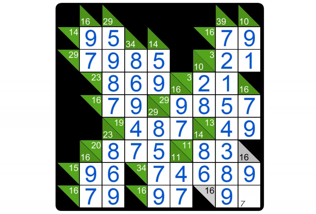 Puzzle Page Kakuro April 27 2025 Answers