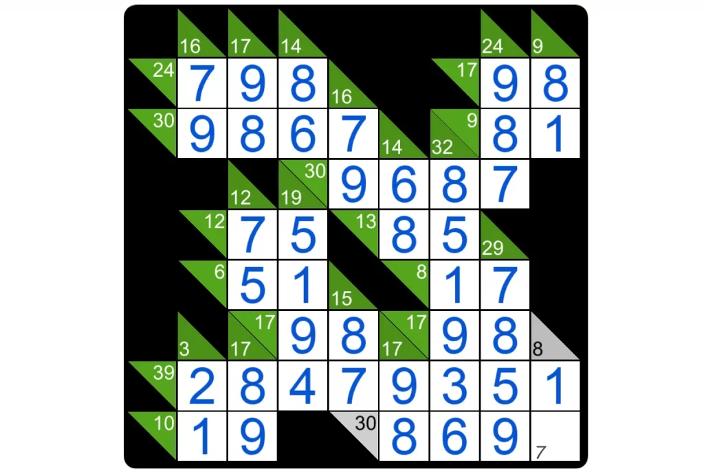 Puzzle Page Kakuro April 29 2025 Answers