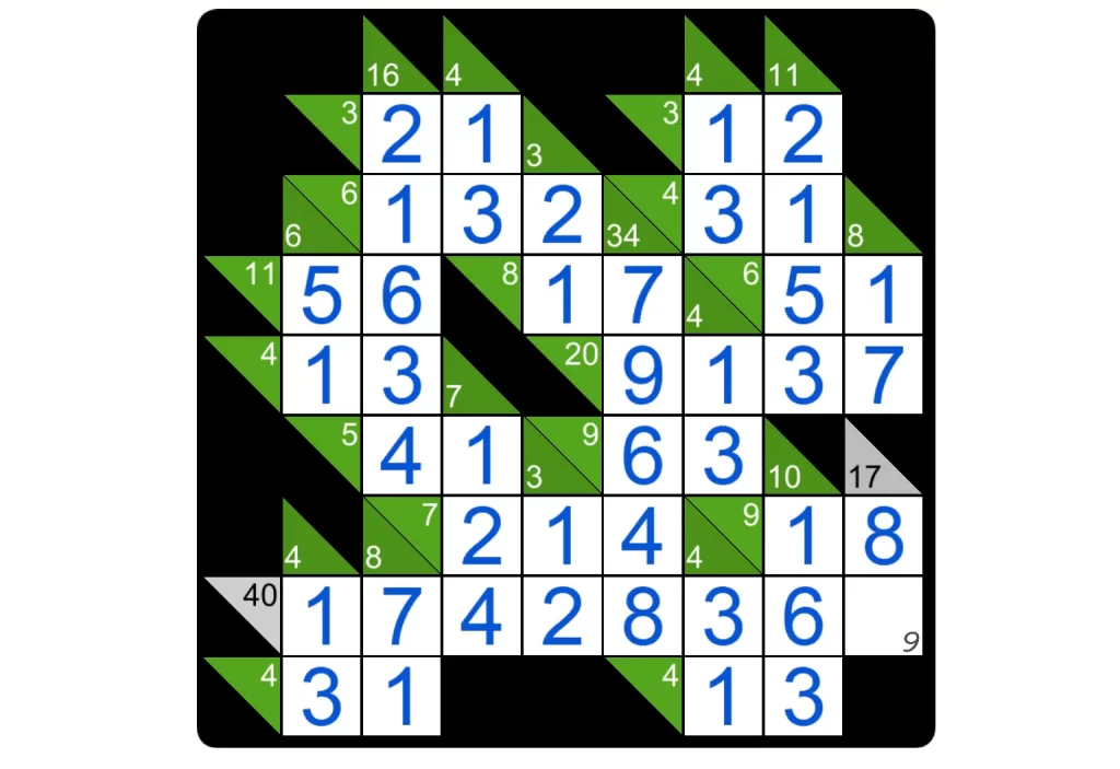 Puzzle Page Kakuro April 6 2025 Answers