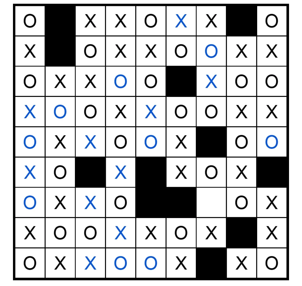 Puzzle Page Os and Xs April 21 2025 Answers